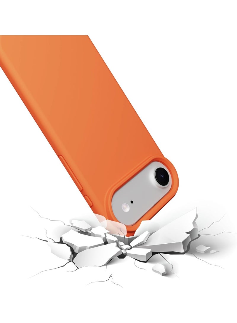 iPhone 17 Air Smooth Liquid Silicone Soft Cover Microfiber Lining Cover For iPhone 17 Air Shockproof Protective Phone Case For iPhone 17 Air 6.5-inch - Image 3