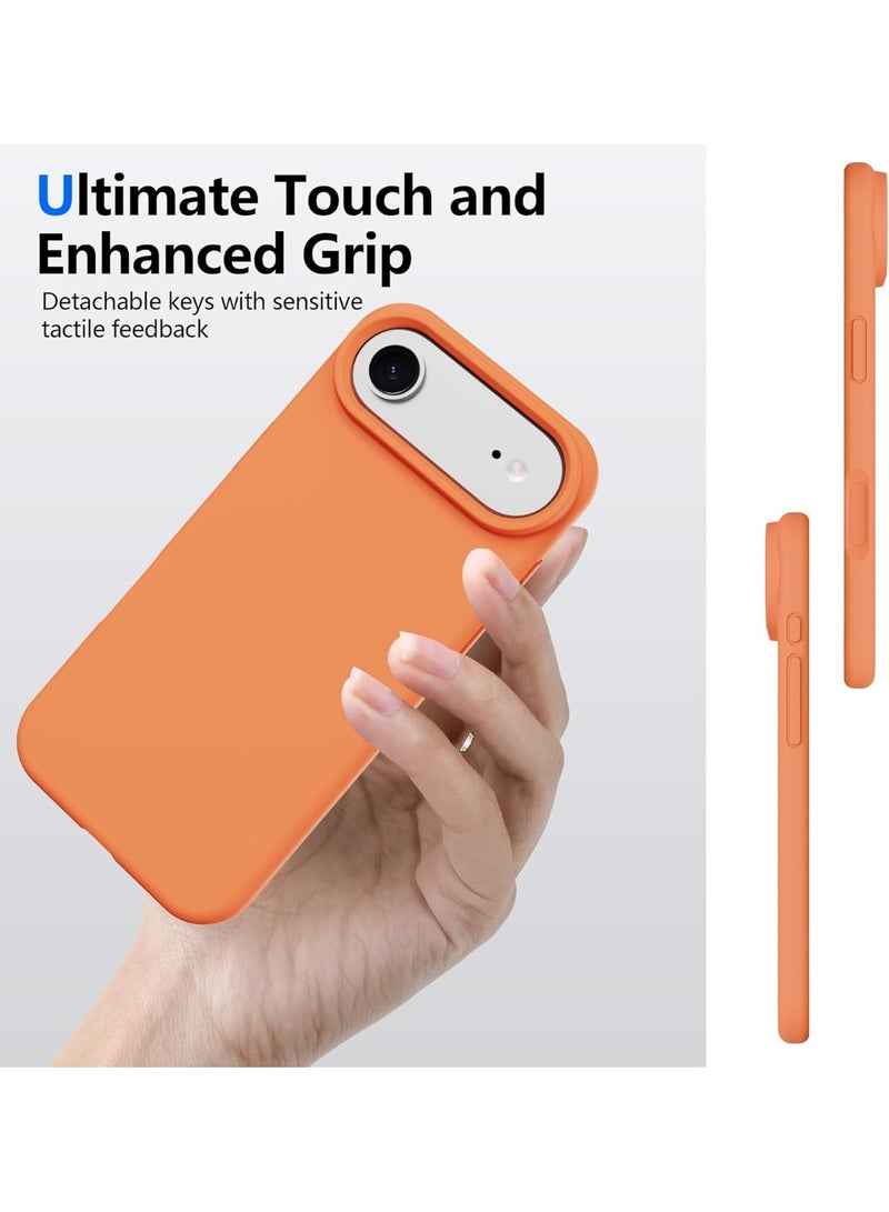 iPhone 17 Air Smooth Liquid Silicone Soft Cover Microfiber Lining Cover For iPhone 17 Air Shockproof Protective Phone Case For iPhone 17 Air 6.5-inch - Image 5