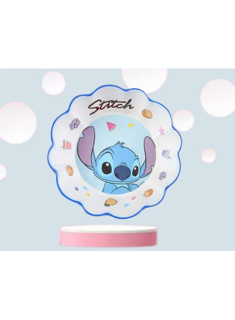 ديزني وعاء ميلامين لطيف ومتين للأطفال ذو حافة صدفية – خفيف الوزن وصديق للأطفال - Image 4