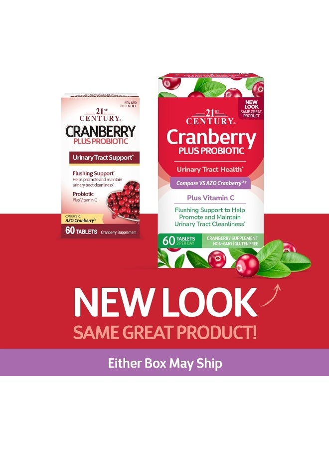 21st Century Cranberry Plus Probiotics 60 Tablets - Image 2