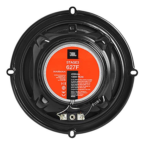 JBL Stage 3627F - 6.5” Two-way car audio speaker, No Grill, Black - Image 3
