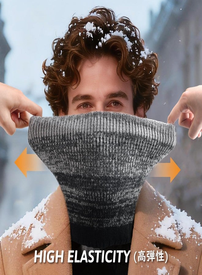 تراي وندر غطاء رقبة شتوي من TRIWONDER، وشاح تدفئة رقبة من الصوف، غطاء وجه حراري مقاوم للرياح للجري والتزلج وركوب الدراجات في الطقس البارد (02 رمادي) - Image 5