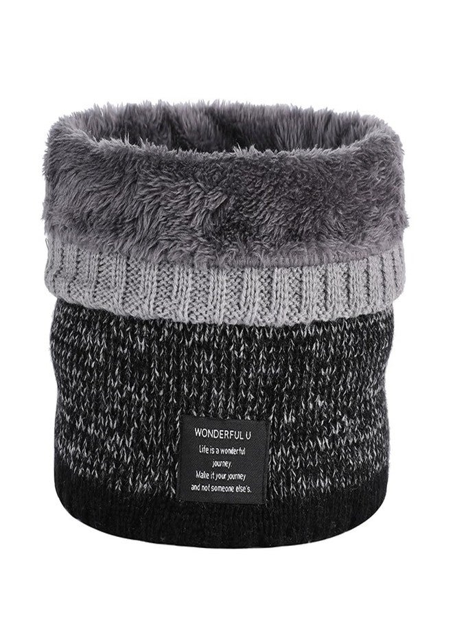 تراي وندر غطاء رقبة شتوي من TRIWONDER، وشاح تدفئة رقبة من الصوف، غطاء وجه حراري مقاوم للرياح للجري والتزلج وركوب الدراجات في الطقس البارد (02 رمادي) - Image 1