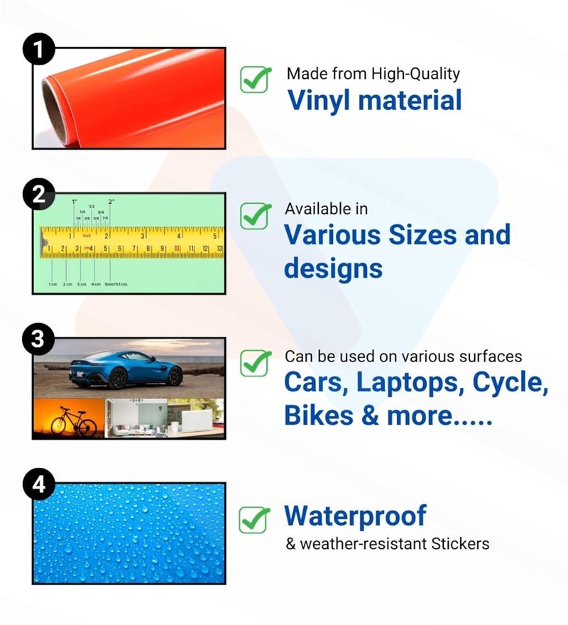 decalbazaar ملصق زجاجي بسيط على الحائط بتصميم سواستيك لسيارات لامع 5 × 5 بوصات أخضر ذاتي اللصق - Image 5