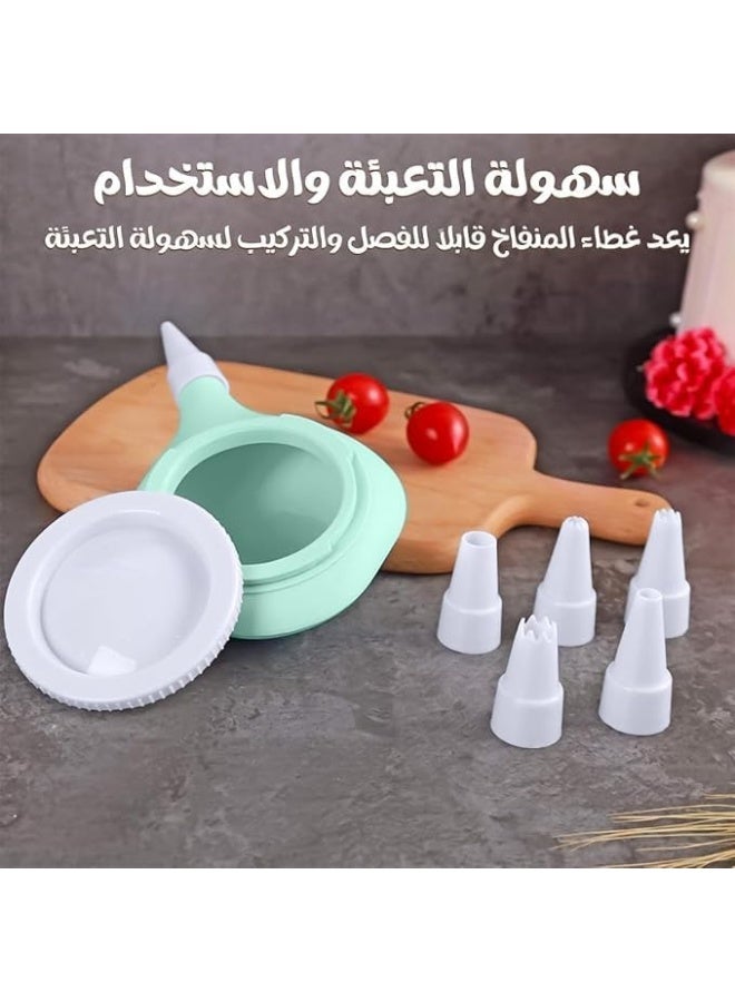 Happy Home 6-Piece Silicone Cake Decorating Set, Cake Decorating Tools For Fondant, Cookies And Cupcakes, Bpa-Free Kitchen Supplies, Dessert Decorating Kit For Professional And Home Bakers - Image 4
