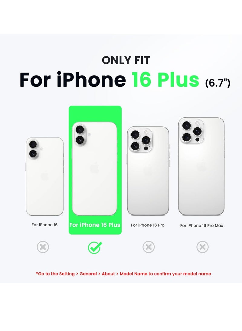 DUSALA iPhone 16 Plus Case, Liquid Silicone Phone Case for iPhone 16 Plus 6.7 Inch, Colorful Silky-Soft Protective Cover (Black) - Image 2