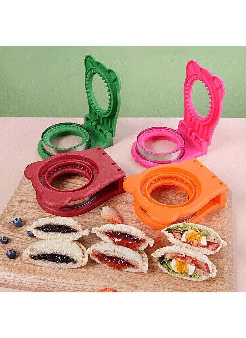NYCTAN NYCTAN 1pc Sandwich Maker Mold Cutter and Sealer Decruster for Kids Bento Lunch Box  - Image 5