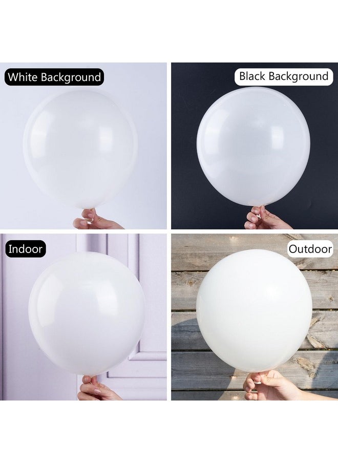 PartyWoo White Balloons 127 Pcs Matte White Balloons Different Sizes Pack Of 36 Inch 18 Inch 12 Inch 10 Inch 5 Inch White Balloons For Balloon Garland Or Balloon Arch As Party Decorations Whitey13  - Image 4