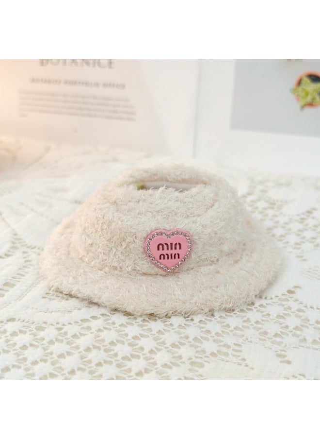 LABUBU 2-piece Laboo Clothing Set - Laboo Clothing, 15&17cm Laboo Doll Chic Style Set - Clothing + Light Pink Heart-shaped Velvet Hat (Doll Not Included)  - Image 4