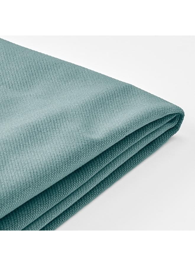 Zaboon Cover For 2-Seat Sofa, Hakebo Light Turquoise - Image 2