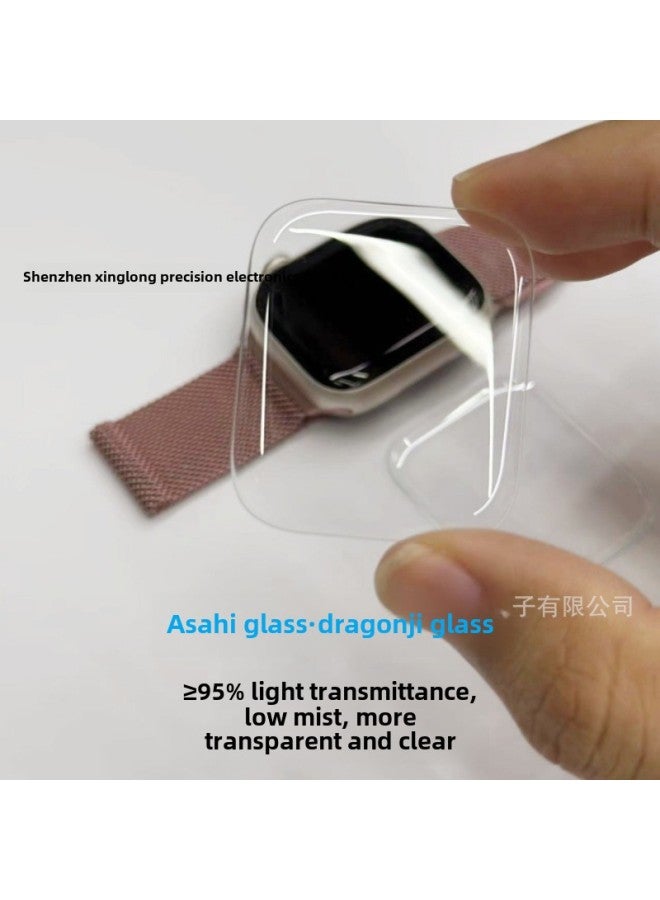 لساعة Apple Watch Film UV ملصق زجاجي منحني ساخن AppleWatchS9S10 طبقة حماية Iwatch9 - اللون: UV Hot Bending · HD】 - الحجم: 【42 مم】Apple Watch Series 10 - Image 3
