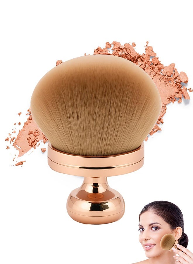 إم إكس إن فرشاة مكياج كبيرة، فرشاة عريضة الرأس عيار 74 مم للبرونزات، فرشاة مكياج الجسم للوجه - Image 1