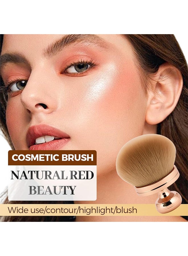 إم إكس إن فرشاة مكياج كبيرة، فرشاة عريضة الرأس عيار 74 مم للبرونزات، فرشاة مكياج الجسم للوجه - Image 5