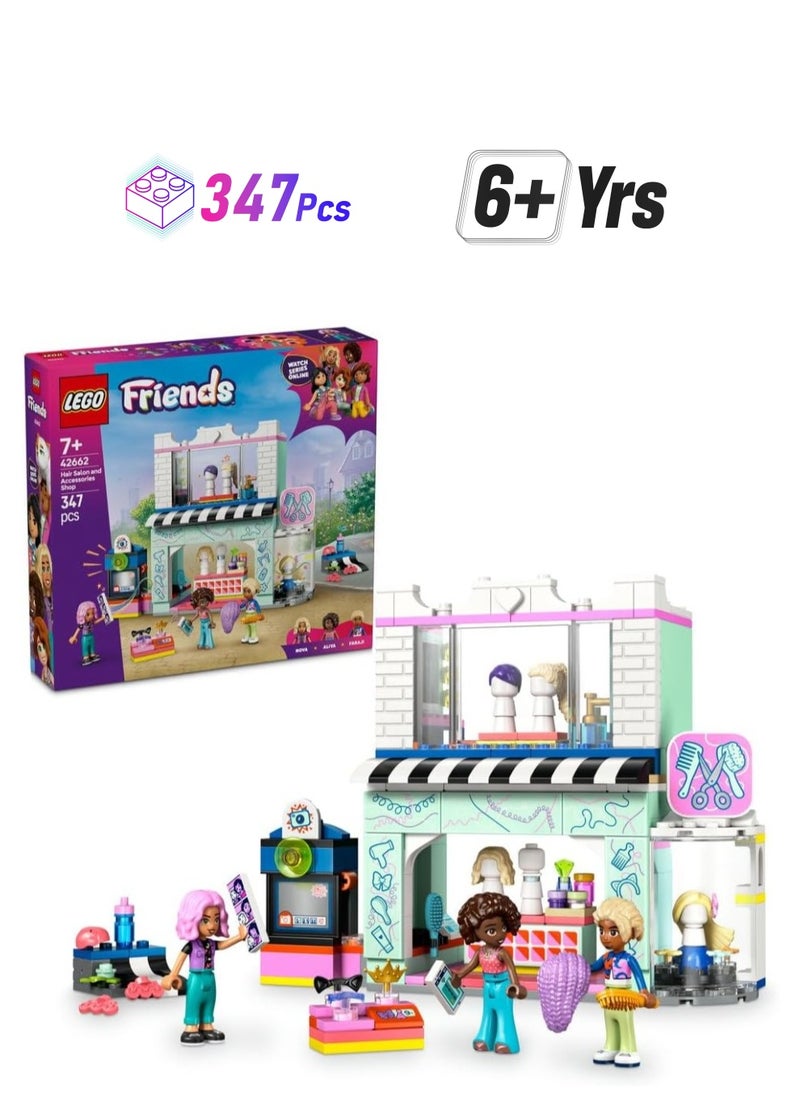 LEGO LEGO Hair Salon and Accessories Store, Creative Pretend-Play Building Toy Set for Kids 42662  - Image 1