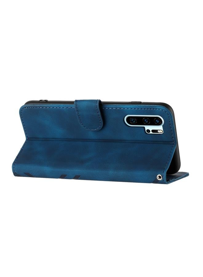S-TOP Case For Huawei P30 Pro Line Pattern Skin Feel Leather Phone Case - Image 3