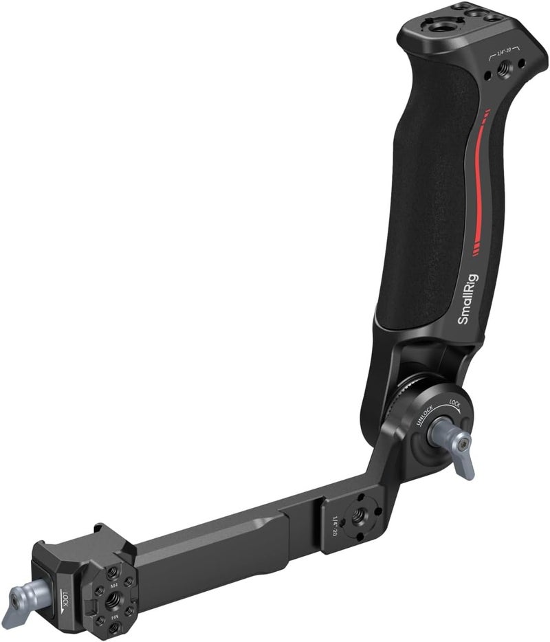SMALLRIG Updated modern design Adjustable Sling Handgrip Gimbal Sling Handle for DJI RS 5, RS 4 Mini, RS 4, RS 4 Pro, RS 3 Mini, RS 3, RS 3 Pro, RS 2, RSC 2, 17.6lb Load, Ergonomic Grip for Low Angle Shots, w/QD Socket Hanging space save - Image 1