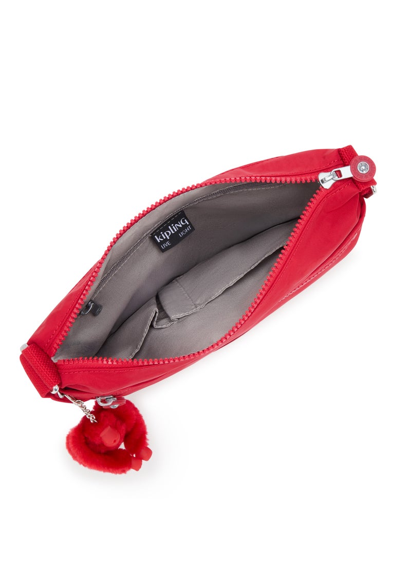 kipling Arto Red Rouge Medium Crossbody Bag  - Image 3