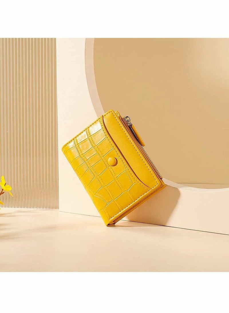 Small Purses for Women Fashion Stone Pattern Girls Wallet Thin and Light Card Holder Organizer (Pink) - Image 5