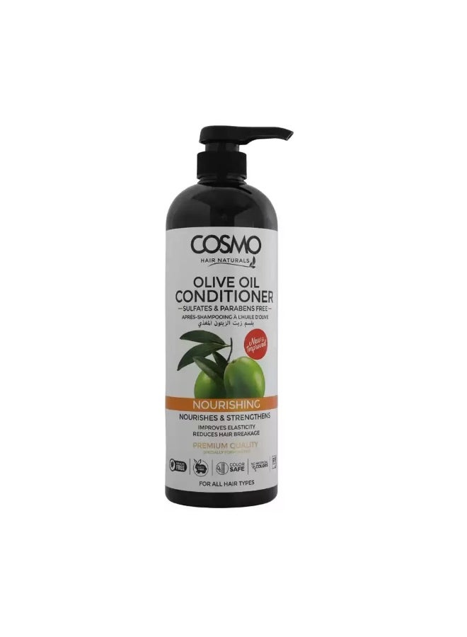 Cosmo Hair Naturals Nourishing Hair Conditioner With Olive Oil, Nourishes And Strengthens Hair- 1000ml - Image 1