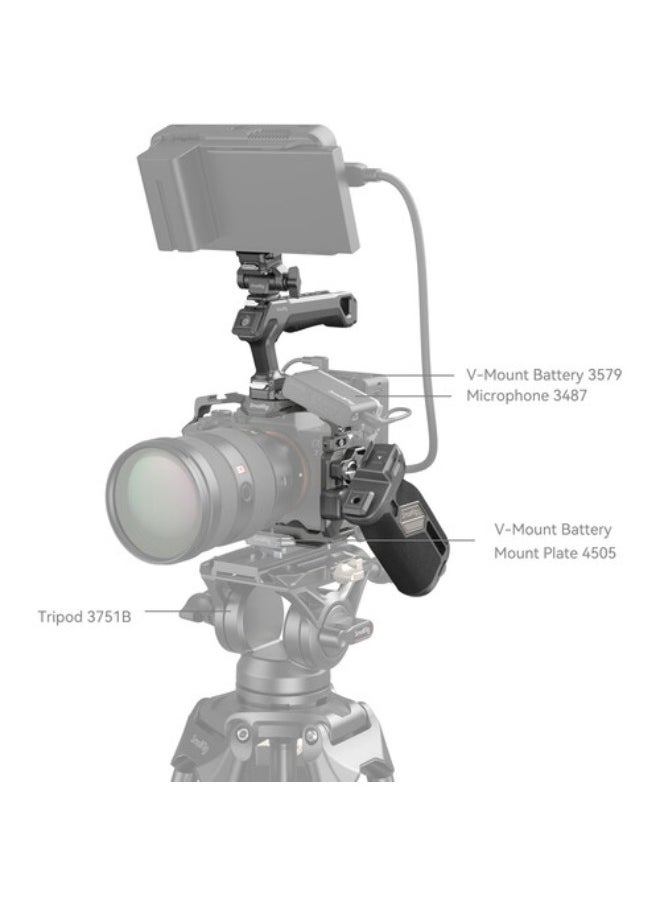 SMALLRIG - HawkLock Quick Release Advanced Cage Kit for Sony a7R V, a7 IV, a7S III - Image 1