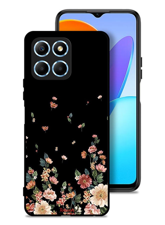 Tolwak غطاء حماية لهاتف Honor X6 زهور صغيرة في الأسفل - Image 1
