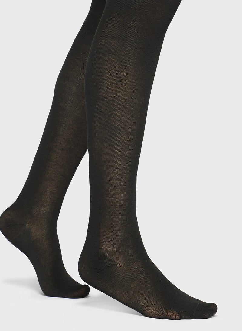 Ginger Ribbed Over The Knee Socks - Image 3