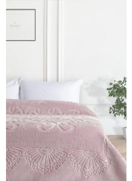 MERINOS Pırıltı Embos Double Blanket - Powder  - Image 1