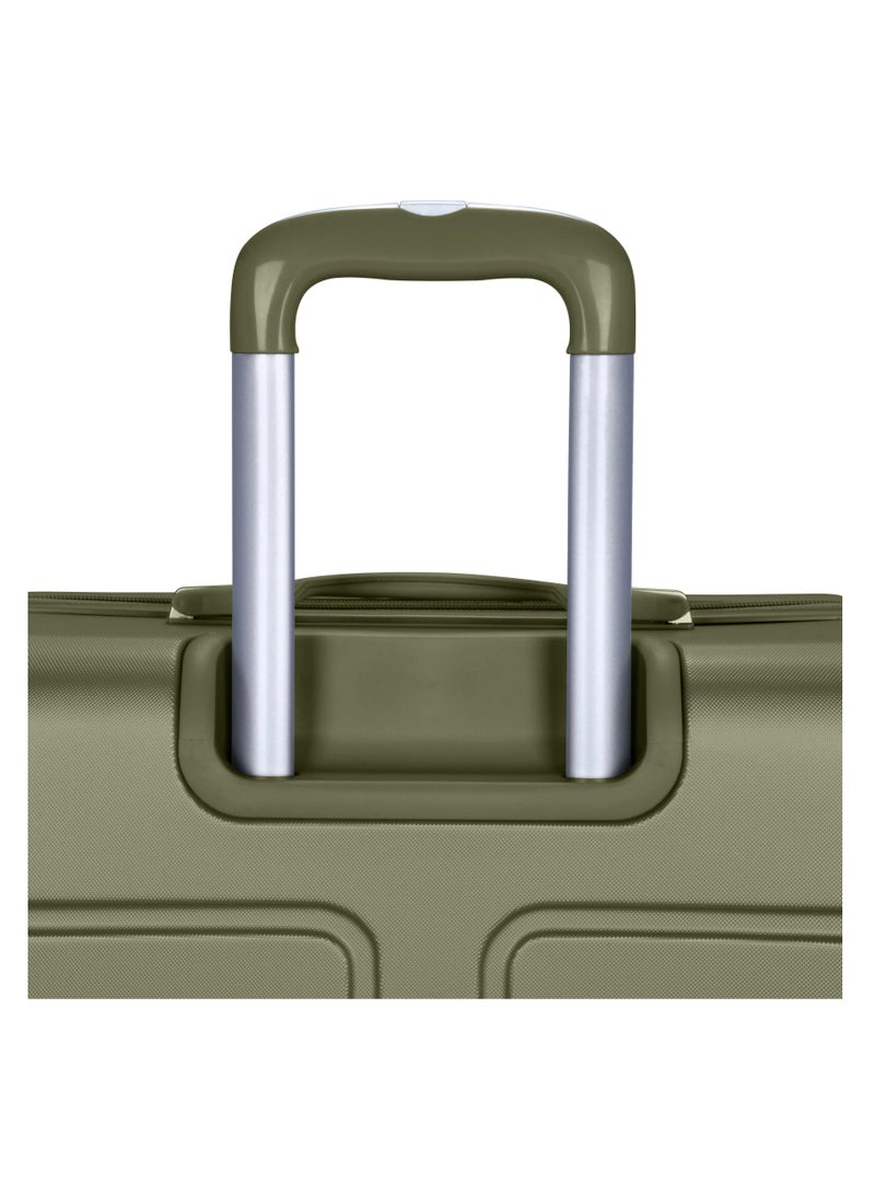 SENATOR Hard Case Travel Bag Medium Luggage Trolley ABS Lightweight Suitcase with 4 Spinner Wheels A1012 Olive Green - Image 5