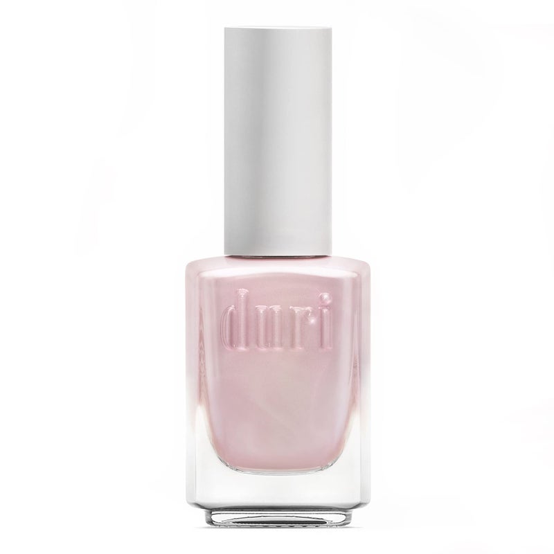 duri Nail Polish, 752 Aha Moment, Pearl White Shimmer, Semi Sheer, Fashion Classic, Wedding Design, Full Coverage, Fast Drying, Long Lasting, Easy to Apply, 0.45 Fl Oz - Image 1