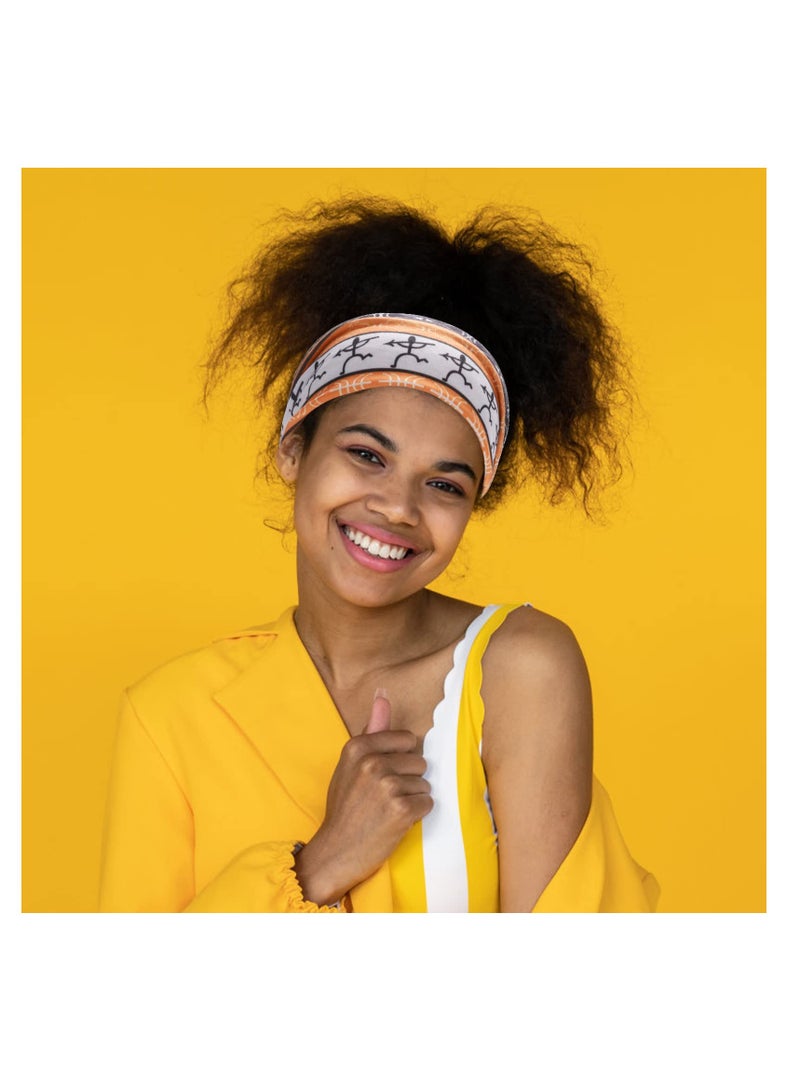 Loquat Boho Headbands for Women Girls, 3 Pieces Elastic Head Wraps Boho Hair Bands Breathable Wide Knot Hair Scarf Fashion Hair Accessories for Sport Workout Running - Image 2