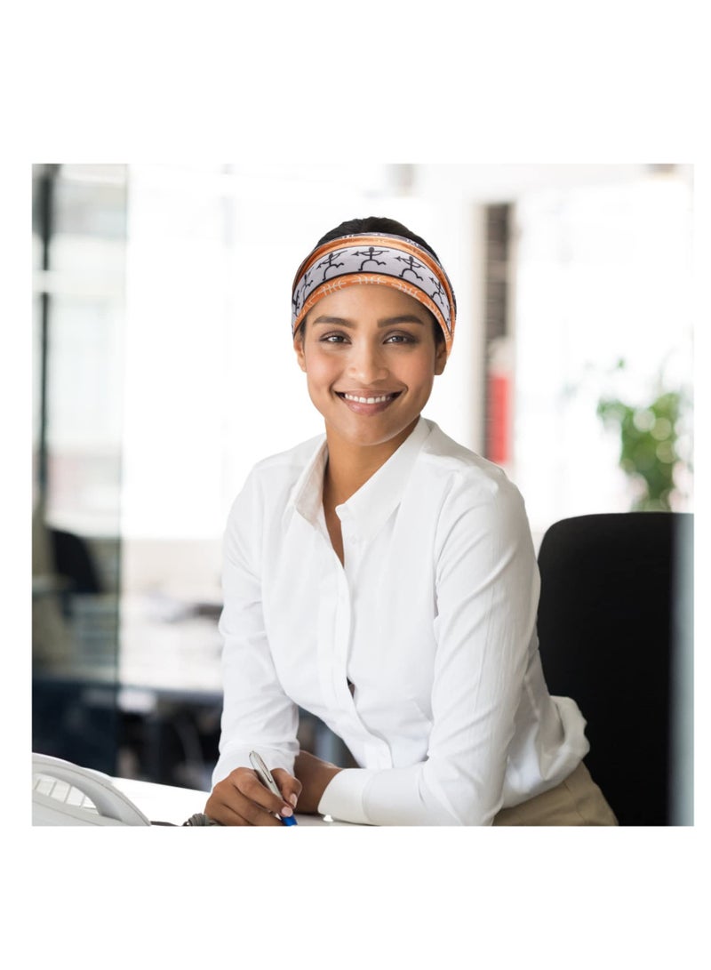 Loquat Boho Headbands for Women Girls, 3 Pieces Elastic Head Wraps Boho Hair Bands Breathable Wide Knot Hair Scarf Fashion Hair Accessories for Sport Workout Running - Image 5