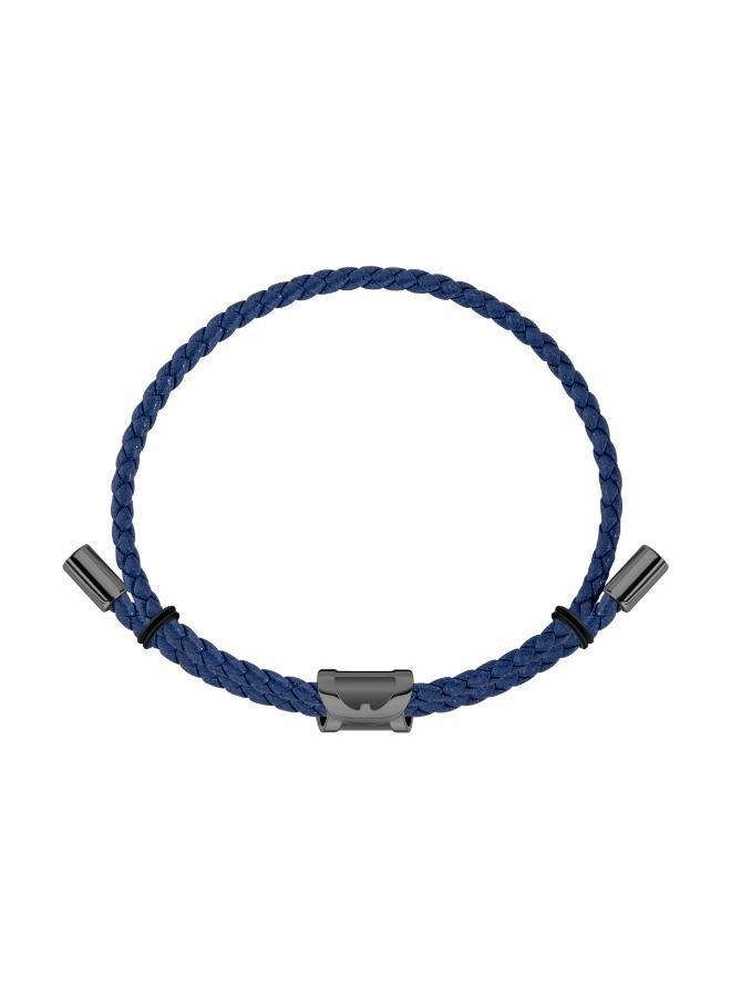 AIGNER Alfeo Leather Gun Bracelet - Image 2