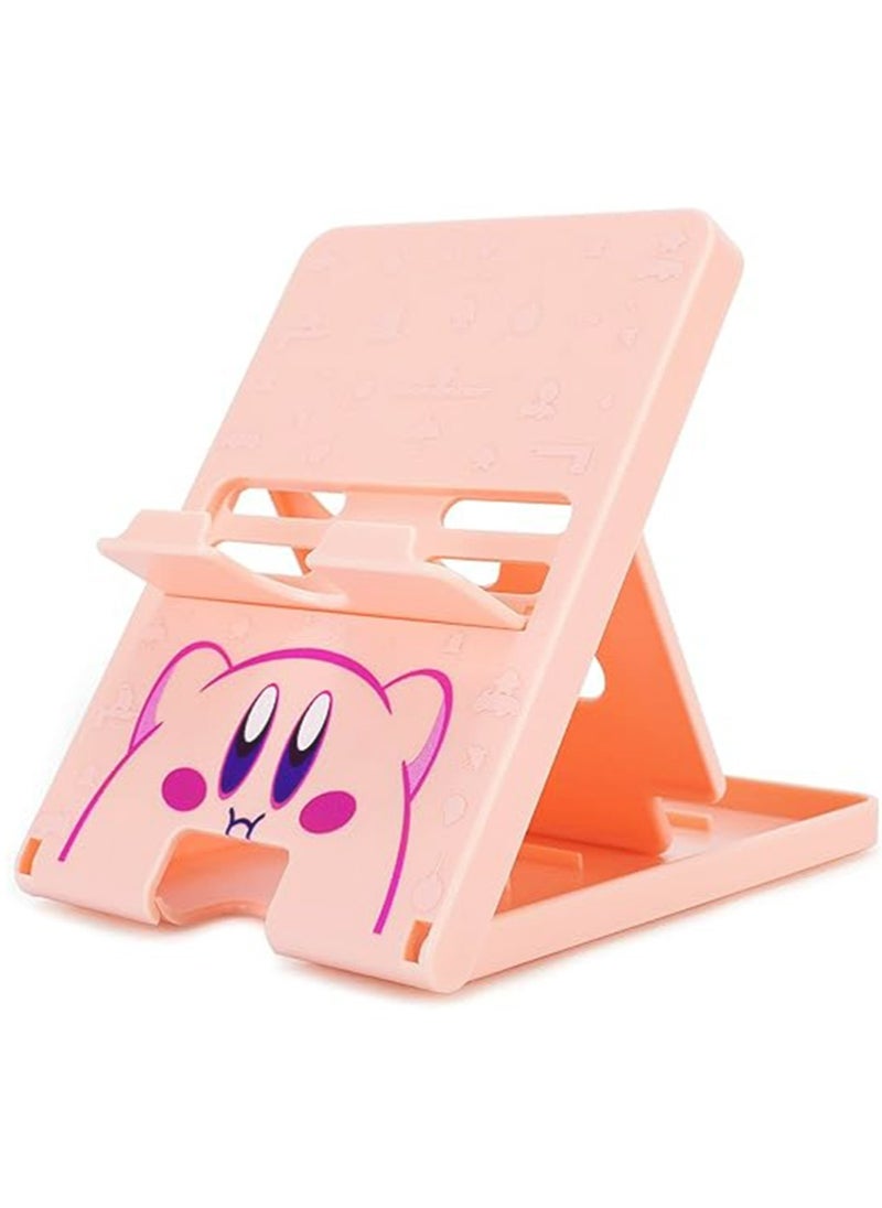 X-level - Switch Stand for Nintendo, for Kirby Super Star Switch Holder, Adjustable Switch Lite Compact Portable Foldable Stand for Nintendo Switch Accessories (Pink) - Image 1