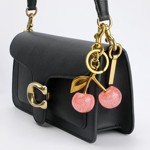 FASTFAIRY Keychain Cherry Bag Charms Purse: Key Chains Women Cute - Car keyrings leather handbags - Valentines Day Gifts - Image 2