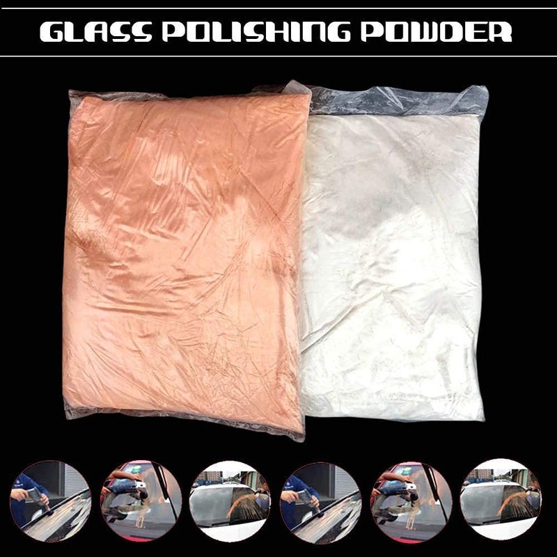 DIY Crafts 800 Grm, White, Composite Polishing Tero Cerium Oxide Powder Office Ceramic Tiles Windows Mirror Home Office Window Balcony Look Old Glass Cleaning Powder Reco (800 Grm, White) - Image 3