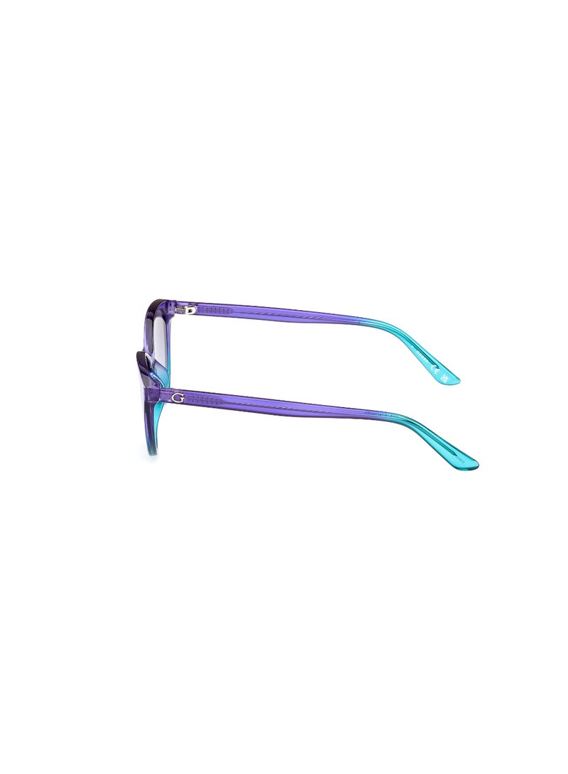 GUESS Full Rim Cat Eye Teenage Girl Sunglass Gu829192W51  - Image 2