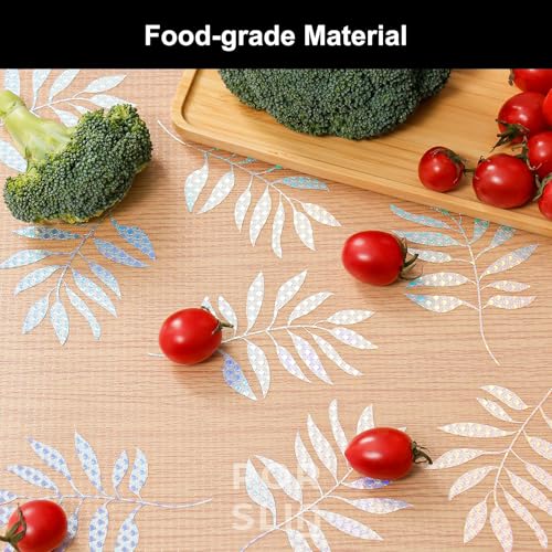 Porslin Kitchen Drawer Mats, Cupboard Sheets, Shelf Liners for Wardrobe, Fridge Liners - 45cm x 5m, Anti-Slip, Waterproof, Washable, Durable, Reusable, Transparent, Food Safe, Double-Sided - SL04 - Image 3