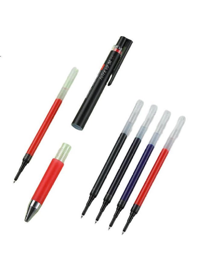 Pilot Juice Up Retractable Gel Pen, Blue-Black, 0.4Mm, Signature Pen, Water-Based Pen, Student Exam Pen, St Pen For Practice, Stationery Set, 1 Pen + 3 Refills - Image 1