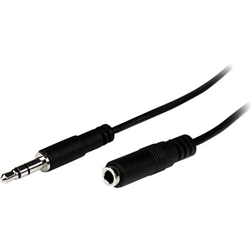 StarTech.com MU1MMFS Male/Female 1-Meter Slim 3.5mm Stereo Extension Audio Cable - Image 5