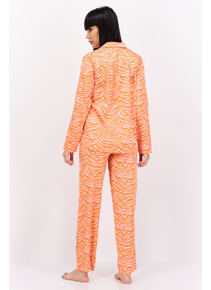 Marilyn Monroe - Women 2 Pieces Animal Print Pajama Set, Multicolor - Image 1