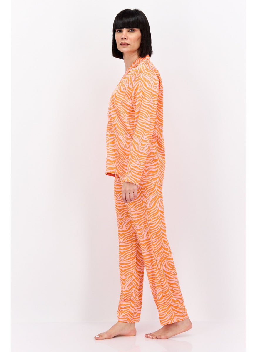 Marilyn Monroe - Women 2 Pieces Animal Print Pajama Set, Multicolor - Image 1