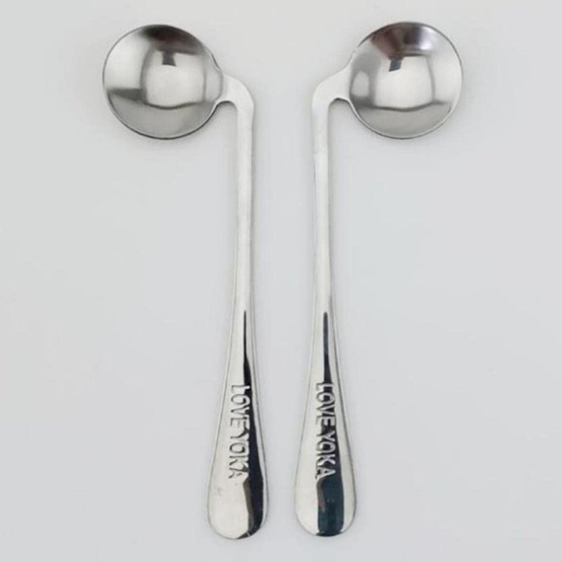 2Pcs Stainless Steel Angled Silverware For Elderly Eating - Image 3