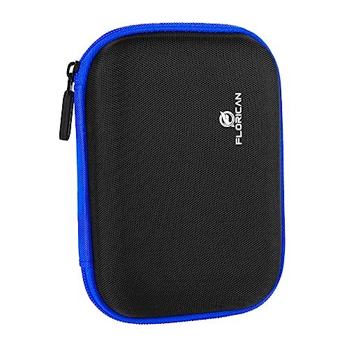 FLORICAN External Hard Drive Case Shell 2.5-Inch Hard Drive Portable Storage Organizer Bag for Earphone USB Cable Mobile Charger Hard Disk - Double Padded WD Seagate Sony Dell Toshiba - Image 1