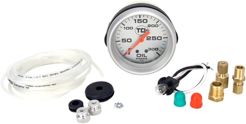 TCI 801101 Pressure Gauge (2-5/8 Transmission Silver Face)