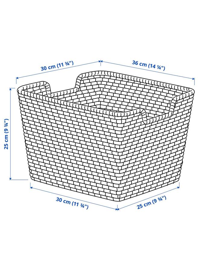 erorex Basket, Dark Grey, 30X36X25 Cm - Image 3
