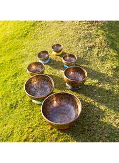 Alpine Crystals UAE Singing bowl set full moon 7 pcs  - Image 1