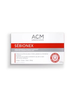 ACM Laboratoire dermatologique sebionex purifying dermatological bar gently removes impurities excess sebum  - Image 1