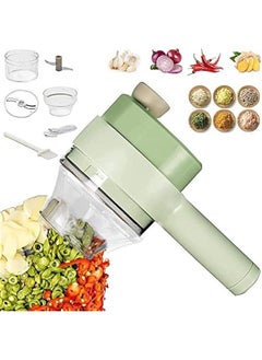 TIGER Electric Vegetable Cutter Set – 4-in-1 Rechargeable Wireless Food Processor & Chopper Machine | Chop Garlic, Onion, Pepper, Celery, Meat & More | Portable, Easy-to-Use Kitchen Gadget for Quick Meal Prep & Cooking  - Image 1