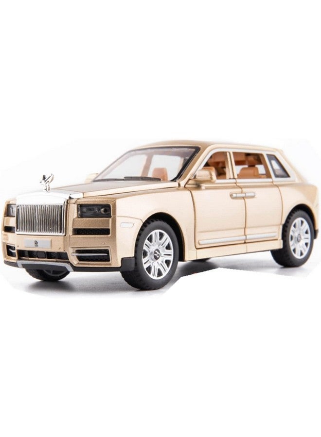LONGMIRE Metal Pull Back Diecast Car Pull Back Car Model with Sound Light Boys Gifts Toys for Kids Pack of 1, Multicolor (Rolls Royce Cullinan Masory) - Image 5