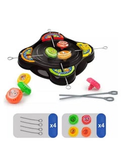 Manos Manos 4 Battle Gyro with Board Table Top Dino Print Toy for Kids, Pack of 1  - Image 5